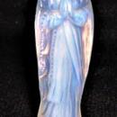 Sabino Art glass Opalescent Crystal Madonna Sculpture