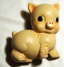 Vintage Rubber Piggy Squeak Toy Rempel MFG. Co.