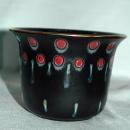 Gouda Pottery Zwaro Black Matte Vase Holland