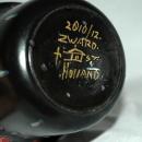 Gouda Pottery Zwaro Black Matte Vase Holland