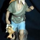 Large VINTAGE Chinese MUDMAN CLAY SCULPTURE Shekwan Ceramics