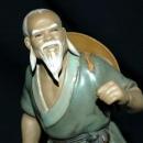 Large VINTAGE Chinese MUDMAN CLAY SCULPTURE Shekwan Ceramics