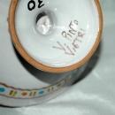 VINCENZO PINTO VIETRE Hand painted Majolica Compote, 19th Century Italian