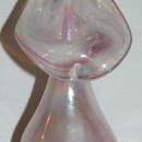 Jack in the Pulpit Vase Art Glass Vase , Mt. Saint Helen's Ash- Glass Eye Studio / Hand Blown Iridescent Pinks