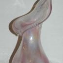 Jack in the Pulpit Vase Art Glass Vase , Mt. Saint Helen's Ash- Glass Eye Studio / Hand Blown Iridescent Pinks