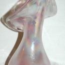 Jack in the Pulpit Vase Art Glass Vase , Mt. Saint Helen's Ash- Glass Eye Studio / Hand Blown Iridescent Pinks