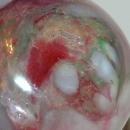 Jack in the Pulpit Vase Art Glass Vase , Mt. Saint Helen's Ash- Glass Eye Studio / Hand Blown Iridescent Pinks