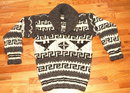 Authentic Cowichan Indian Eagle Wool Sweater