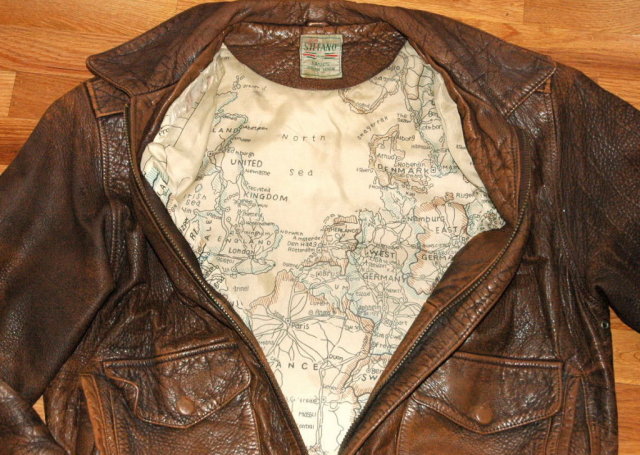 Brown Leather Flight Jacket or Bomber Jacket