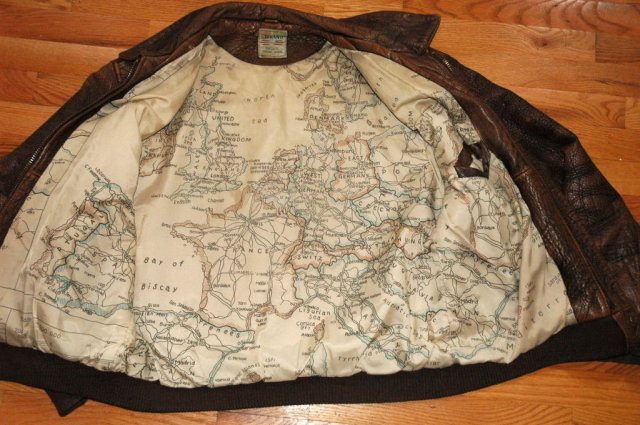 Brown Leather Flight Jacket or Bomber Jacket