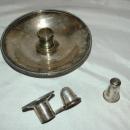 Elkington Silver Chamber Candlestick Holder with Snuffer 1898