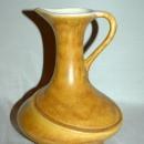 RARE VINTAGE VALLONA STARR CALIFORNIA POTTERY Butternut Squash GLAZED EWER PITCHER VASE