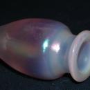 Small Iridescent Pink Glass Fenton Vase