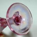 Small Iridescent Pink Glass Fenton Vase