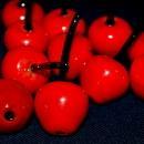 12 Hand Blown Murano Art Glass Fruit Cherries