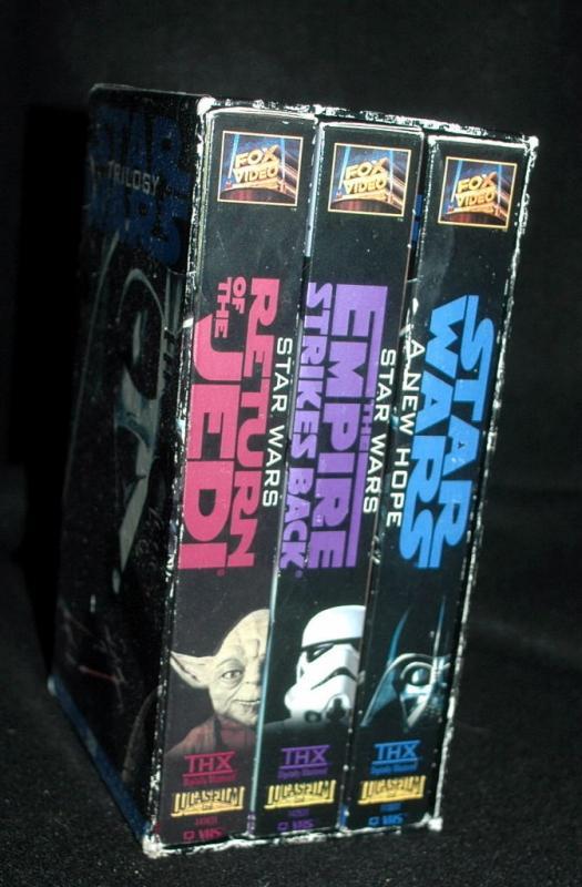 Star Wars Trilogy THX Sound Original Theatrical Version VHS Box Set 3 tapes 1995