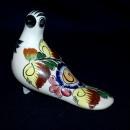 Folk Art Tonala Bird Dove Pottery Ceramic Figure Mexico