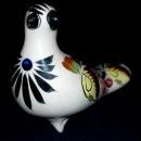 Folk Art Tonala Bird Dove Pottery Ceramic Figure Mexico