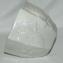 Red Wing Pottery Grey Pink Planter Hexagonal with Flower and leaves