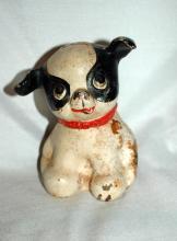 Hubley Cast Iron, Still Bank, Fido Dog, Mfg. c 1914