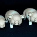 Set of 3 Otagiri Pigs , Family