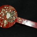Asian Lacquer-Ware Vanity Hand Mirror Set (2 nesting mirrors)