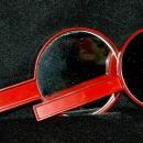 Asian Lacquer-Ware Vanity Hand Mirror Set (2 nesting mirrors)