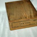 Milton Bradley Co. Ten Pins Wooden Miniature Bowling Game Complete in Box