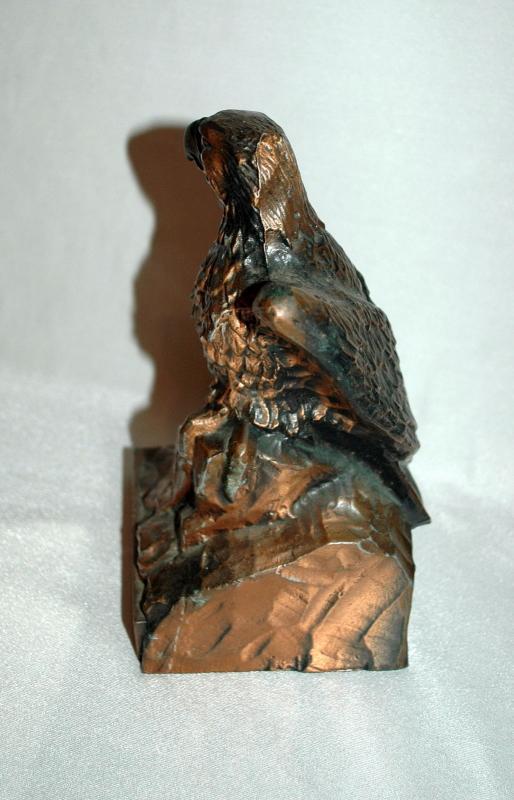 Vintage Metal Eagle Bank, Banthrico Inc. Chicago USA Copper Bronze United Savings Bank