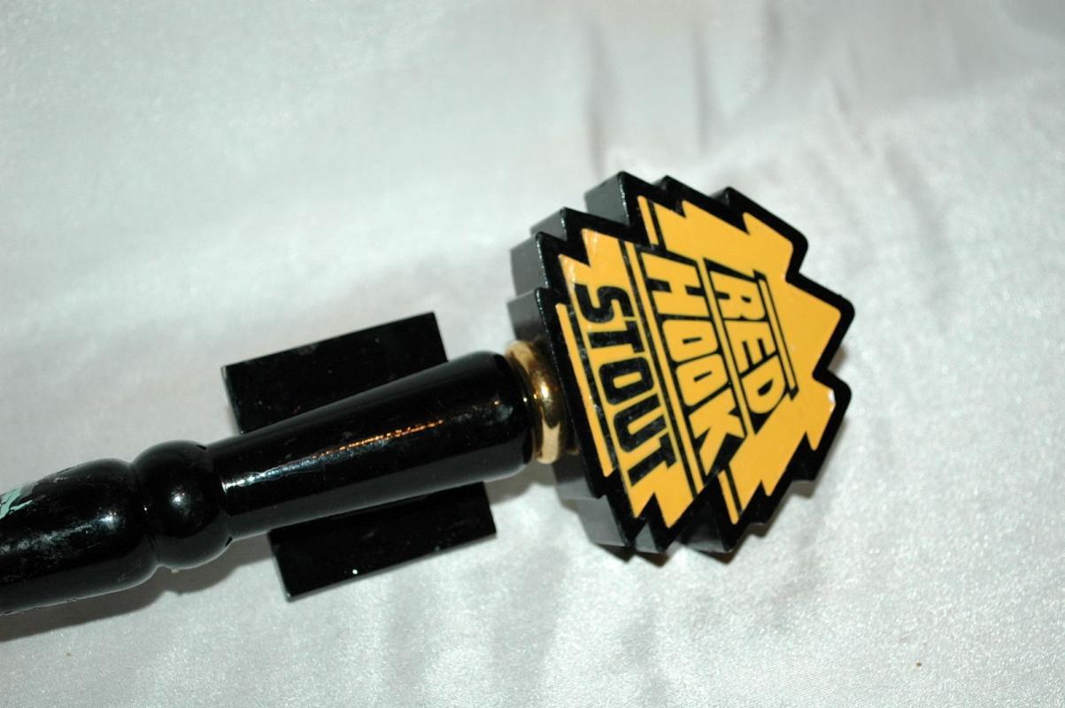 Red Hook Double Black Stout w/ Starbucks coffee RARE beer tap handle