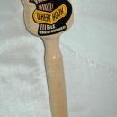 Wheat Hook Ale, Wheat Brewed Wood Tap Handle