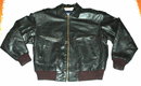 Boeing issue black leather flight jacket