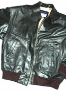 Boeing issue black leather flight jacket
