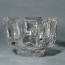 ORREFORS Hand blown in Sweden, Crystal Corona Bowl designed by Lars Hellsten