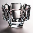 ORREFORS Hand blown in Sweden, Crystal Corona Bowl designed by Lars Hellsten