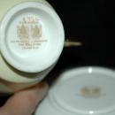 Paragon By Appointment H M The Queen & H M Queen Mary Fine Bone China England Tea Cup with Saucer Yellow with Gold