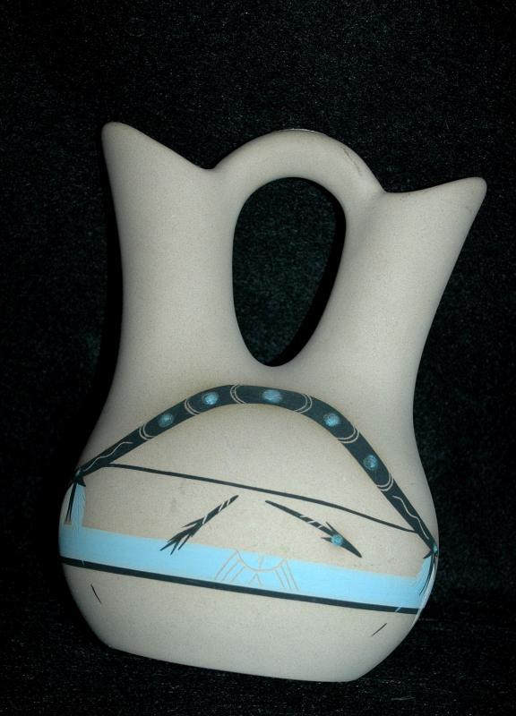Vintage Southwest BROKEN ARROW Pottery Indian Wedding 8