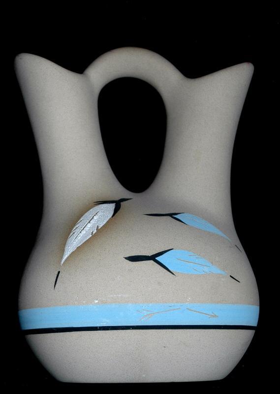 Vintage Southwest BROKEN ARROW Pottery Indian Wedding 8