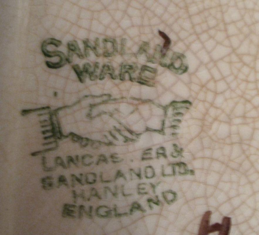 Sandland Ware Lancaster & Sandland L.T.D. Hanely England Lidded Jam or Sugar Bowl Chintz Rose