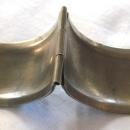Antique Florence Italy Silver Hinged Cuff Bracelet.