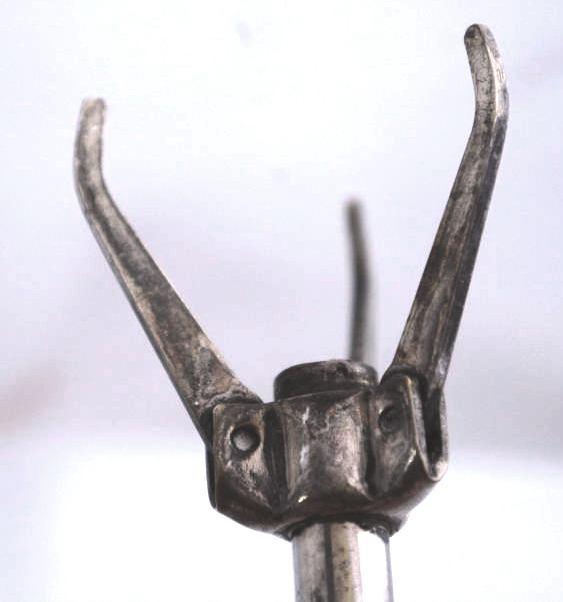 Vintage Signed Silver Swedish Olive grabber or sugar cube tongs