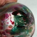 Dichroic Glass Rose Paperweight