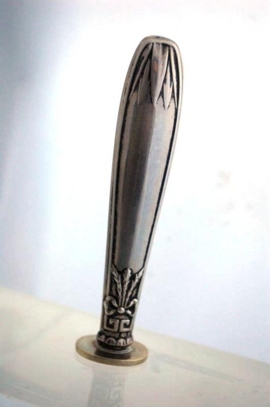 WAX SEAL EUROPEAN HALLMARKED 800 SILVER
