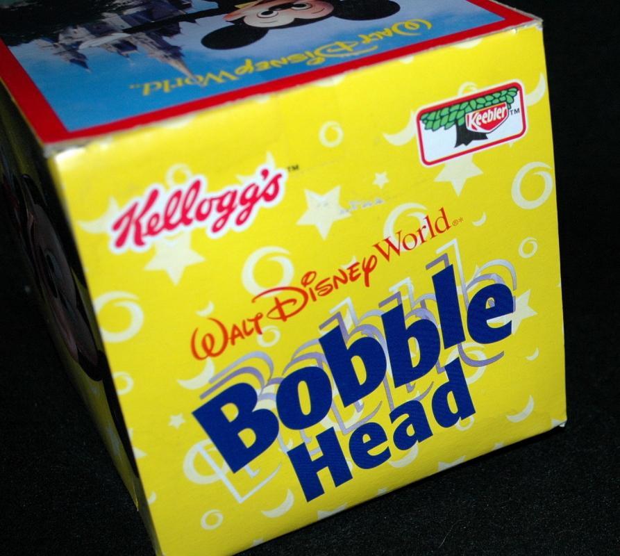 WALT DISNEY WORLD MICKEY MOUSE BOBBLE HEAD KEEBLER & KELLOGG'S 2002 PROMOTION