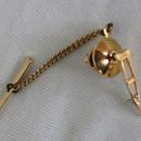 10K Gold Elks Lodge, B.P.O.E. small Crutch Tie Tac or Pin