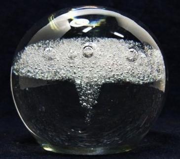 Rosenthal Studio Linie Bubble Vortex Glass Paperweight