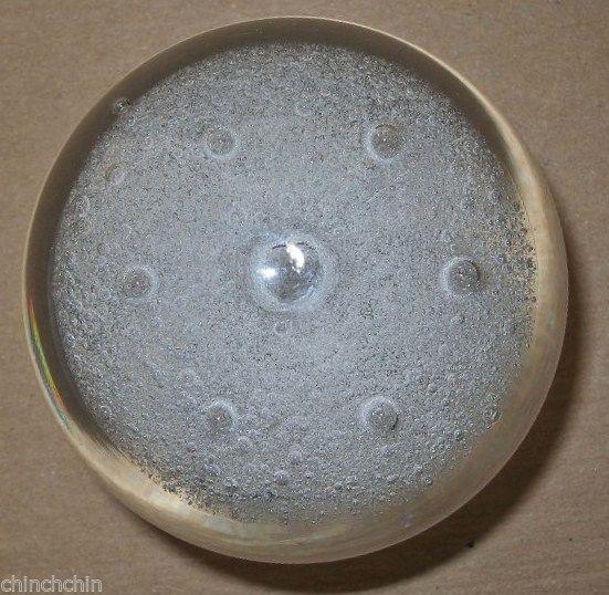 Rosenthal Studio Linie Bubble Vortex Glass Paperweight