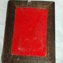 Frida Kahlo Portrait Old Mexican Folk Art , Hand Painted Wood Framed