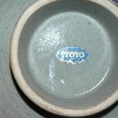 Toyo Japanese Stoneware Pottery Footed Shallow Bowl or Dish