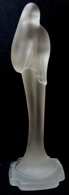 Heisey Genuine Original Frosted Satin Crystal Glass Madonna